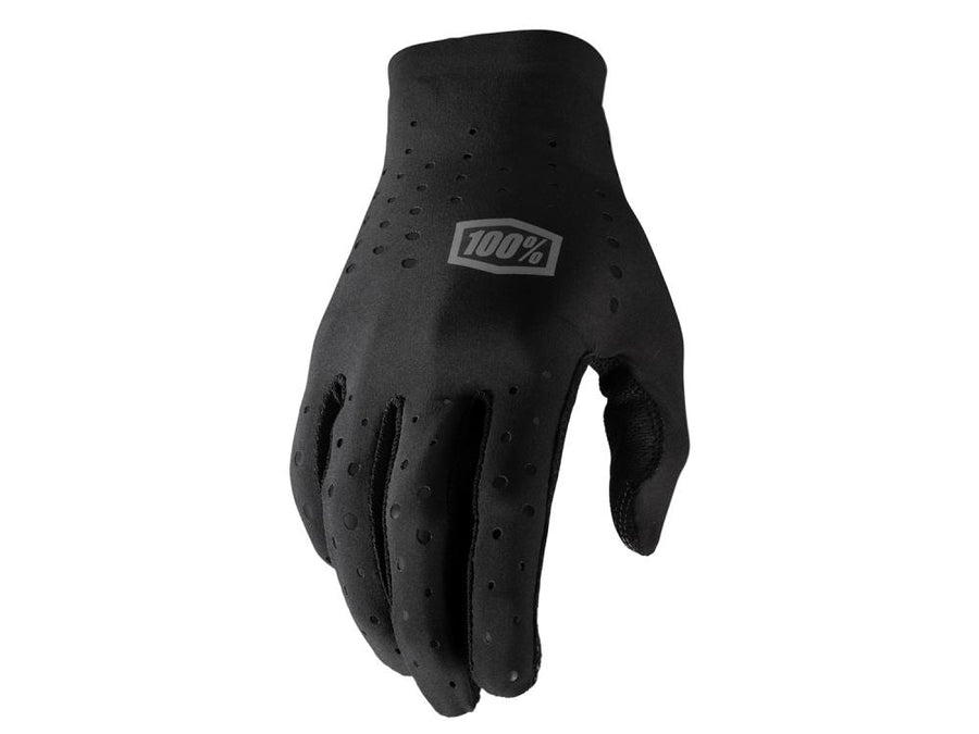 100% Sling gloves M black - ultraleichte, atmungsaktive MTB-Handschuhe