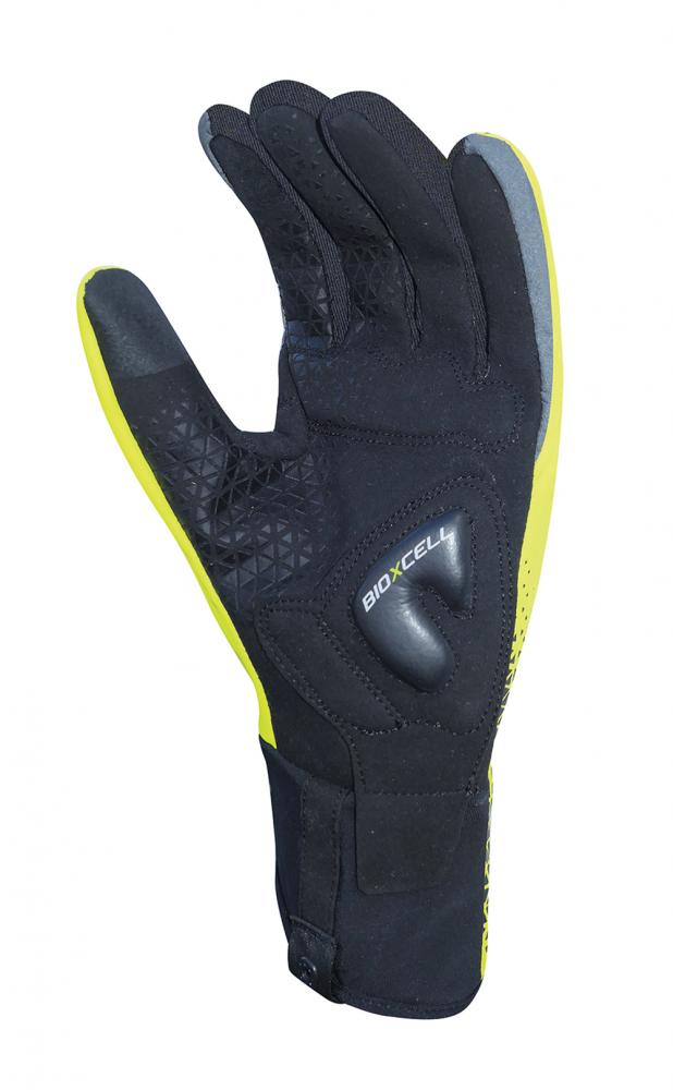 Chiba BioXCell Light Winter - Größe XXL, Softshell, Gelpolster, Silikongriff, Touchscreen-kompatibel, reflektierend, Fleece, lange Stulpe, waschbar