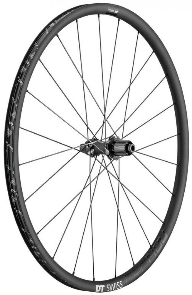 DT Swiss Laufrad CRC 1400 Spline Disc 622x22,5 mm schwarz - leichtes Gravel- und Crosser-Laufrad