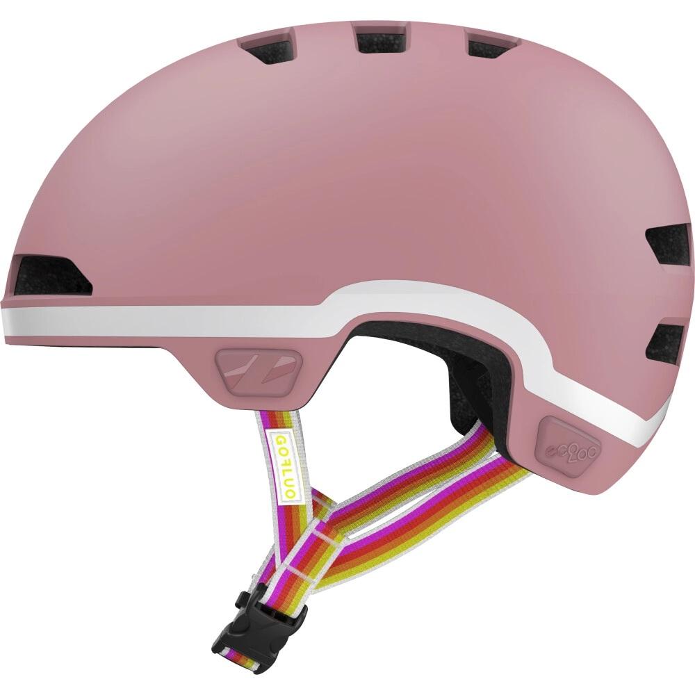 LAZER Helm Maze Jr KinetiCore GoFluo Edition Rot - sicherer Kinder- und Jugendhelm