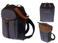 Basil Miles wasserdichte Fahrradtasche Rucksack 14l black slate, in verschiedenen Ansichten gezeigt.