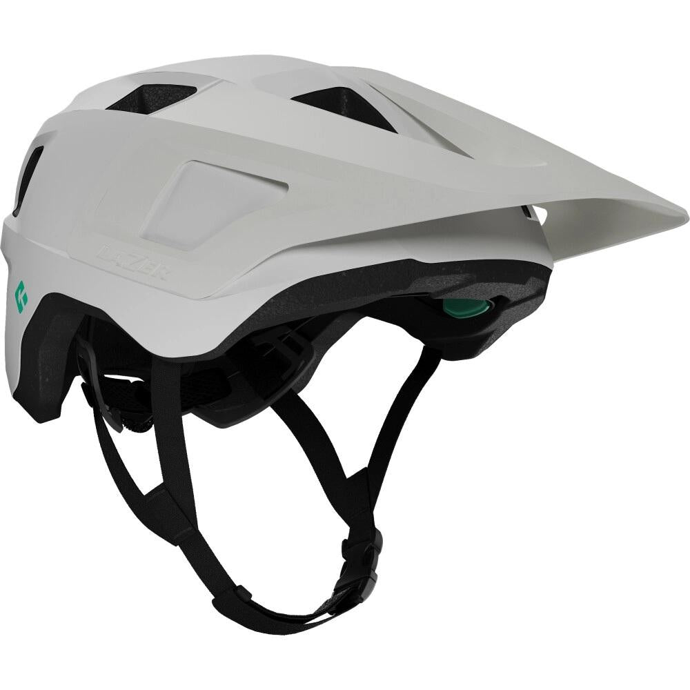 LAZER Finch KinetiCore MTB Helm matte white mint Unisize (50-56) - sicher & gut belüftet
