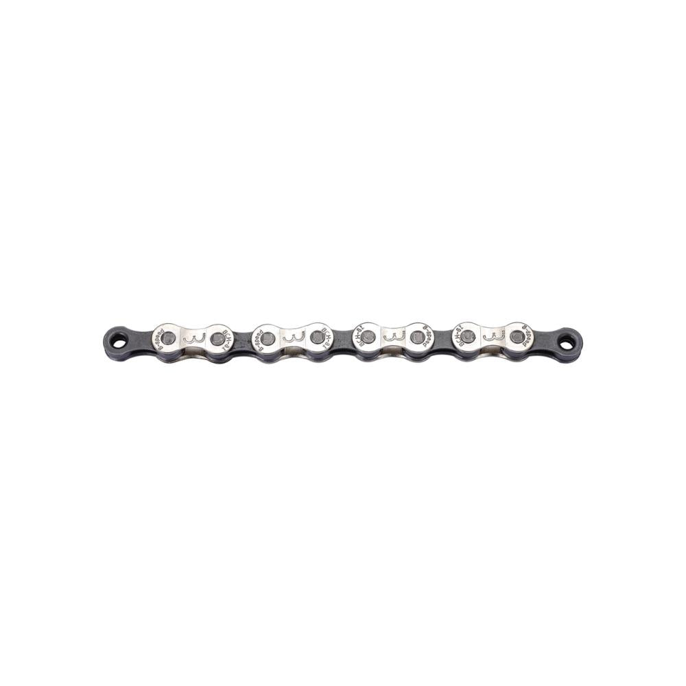 BBB Cycling BBB Kette PowerLine 8-sp./114L grau/nickel 114 Glieder grau - langlebige 8-fach Fahrradkette