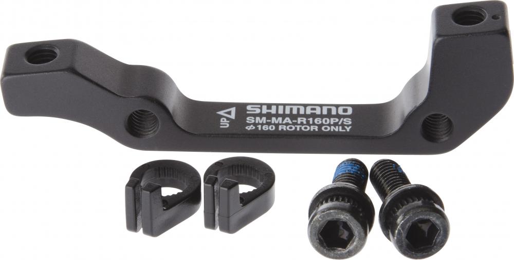 Shimano SM-MA-R160P/S Scheibenbremsadapter IS auf Post Mount hinten 160 mm