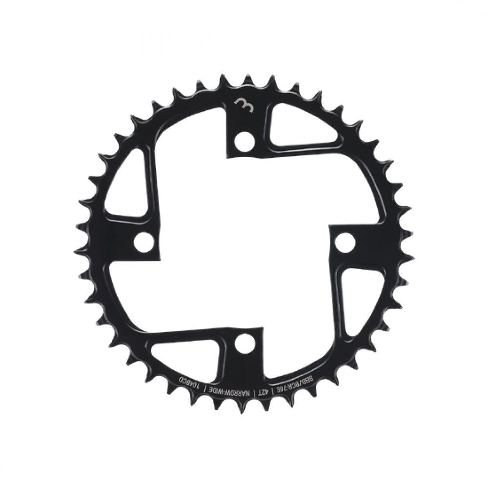 BBB Cycling BBB Kettenblatt E-bike Gear 42T/104 Narrow Wide 42T Schwarz - effizienter E-Bike-Antrieb