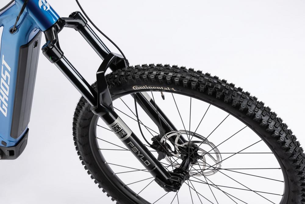GHOST E-ASX Universal E-MTB 800 Wh Größe L - Candy Blue/Coffee Arctic Dust