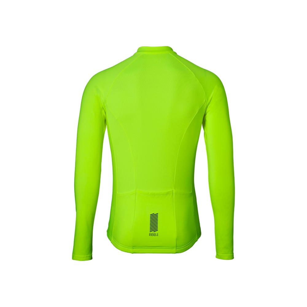 BBB Cycling BBB Langarmtrikot Transition l.a. XXL l Neon - bequemes Langarm Radtrikot für Übergangswetter