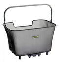 Racktime Baskit kleiner Fahrradkorb schwarz  42x27x30 cm, Systemkorb mit Snapit Adapter, stabil & abnehmbar