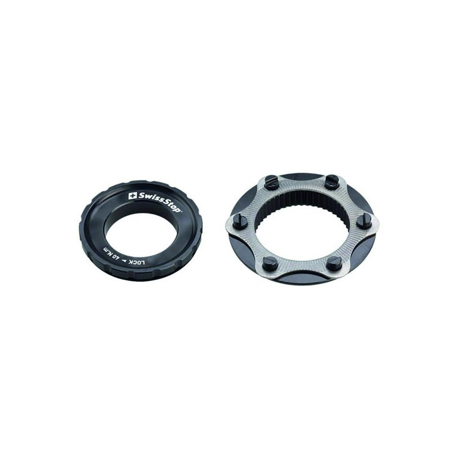 SwissStop 6-Loch Adapter Centerlock rot - Bremsscheiben-Adapter