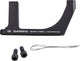 SHIMANO Scheibenbremsadapter Vorne PM FM Flat Mount - 160 mm