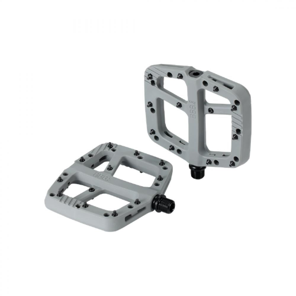 BBB Cycling Pedale Decoder 100 x 110mm 100 matt - griffige Plattformpedale für Kontrolle