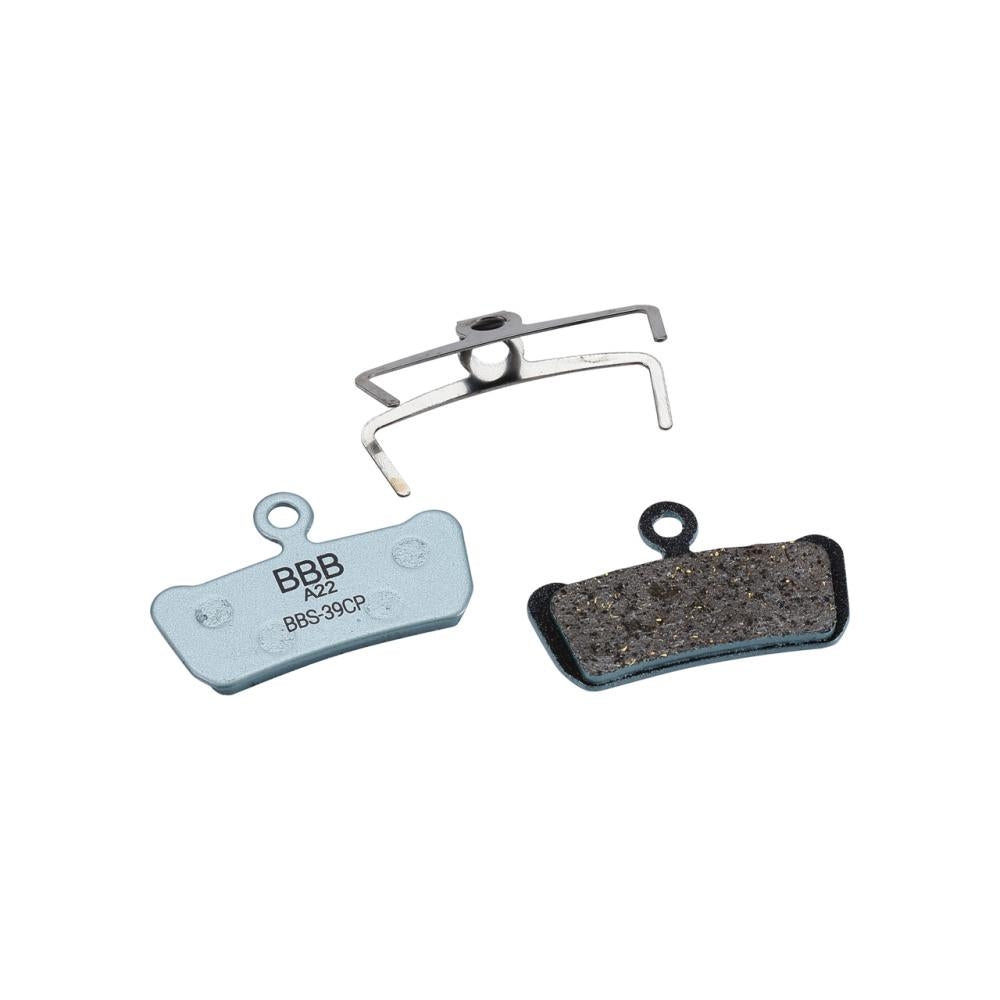 BBB Cycling DiscStop Coolfin BBS-39CP Stahlblau - organische Disc-Bremsbeläge für starke Kontrolle