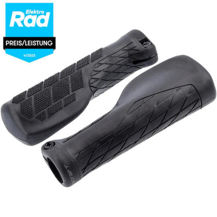 Procraft Lenkergriff Ergo Comp II 138 mm Schwarz - ergonomischer Komfort für Pendler