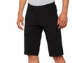 100% Ridecamp Short 30" black - leichte MTB-Shorts für lange Trail-Tage