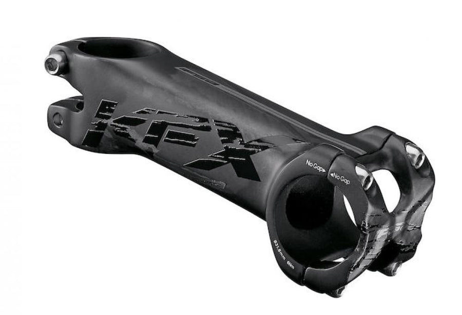 FSA KFX Vorbau 31,8 x 80 mm -12° Schwarz - Carbon-Lenker für MTB & Rennrad