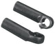 Ergotec Bar Ends 895, Lenkerhörnchen, Aluminium AL 6061 T6, schwarz matt, Gesamtlänge 10,5 cm, Grifflänge 7 cm, Schraubklemmung