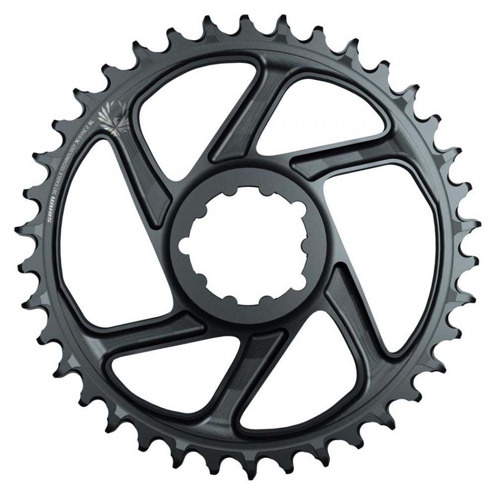 SRAM Kettenblatt X-Sync 2 SL Eagle 34T 6 mm lunargrau - leichter Boost-Antrieb mit präzisem Kettenhalt