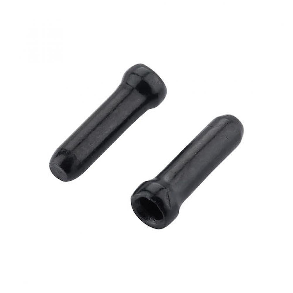 Jagwire Zugendhülsen Crimp 1,2/1,8 mm Schwarz - sichere Zugenden für Schalt- & Bremszüge