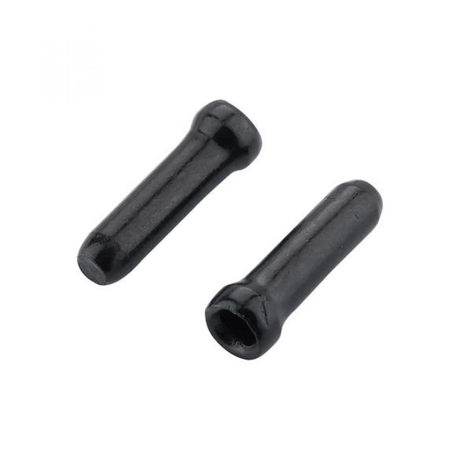 Jagwire Zugendhülsen Crimp 1,2/1,8 mm Schwarz - sichere Zugenden für Schalt- & Bremszüge