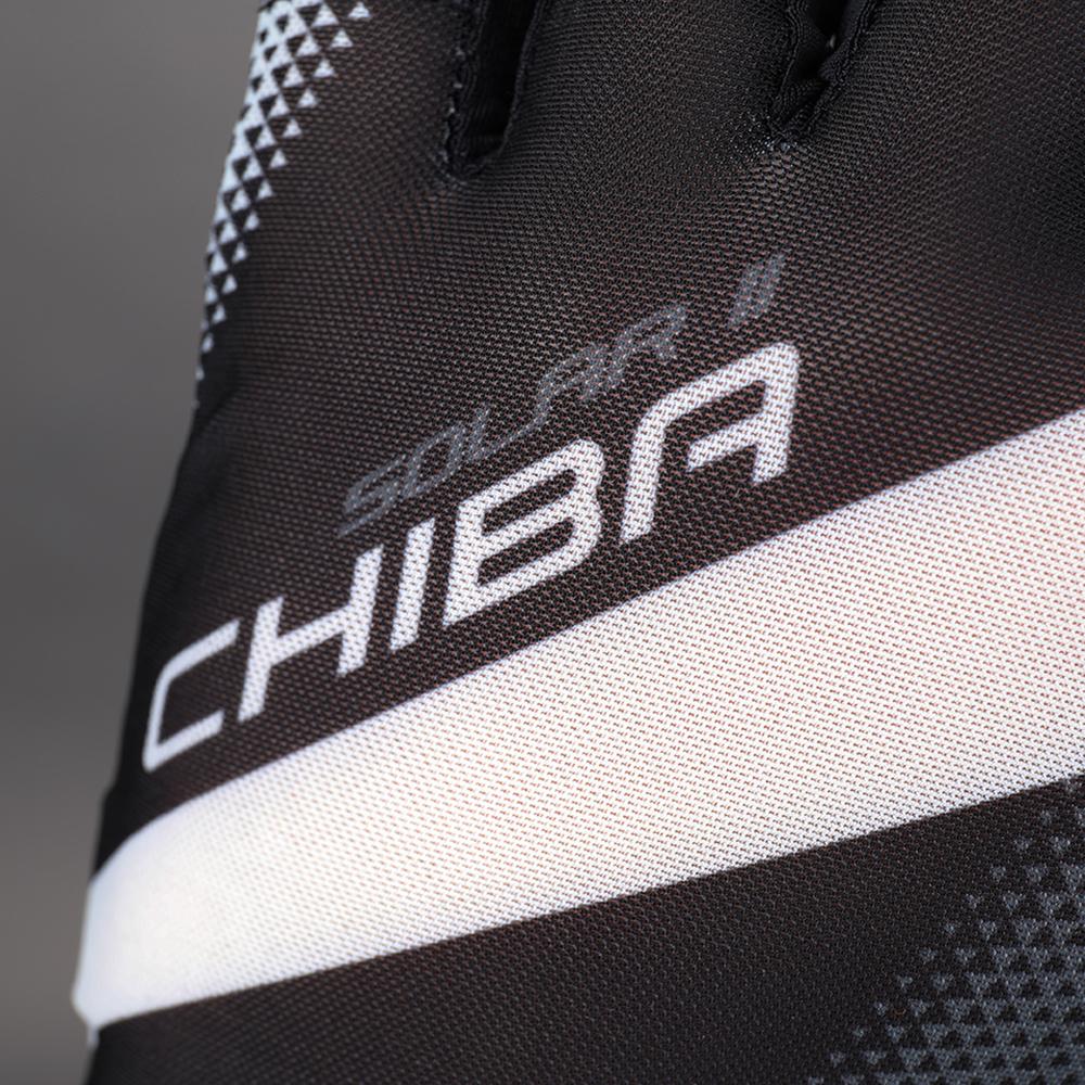 CHIBA Solar II - Radhandschuhe schwarz/schwarz, XXL, atmungsaktiv, leicht