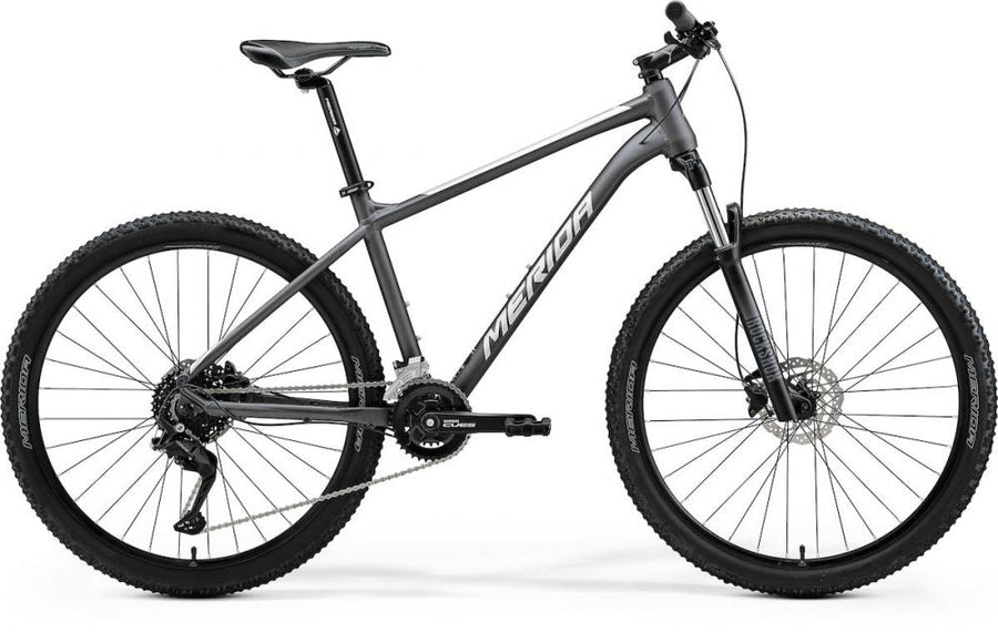 Merida BIG.SEVEN 60 IV1 XS dunkel-silber/silber - modernes Hardtail-MTB für Trail und Alltag