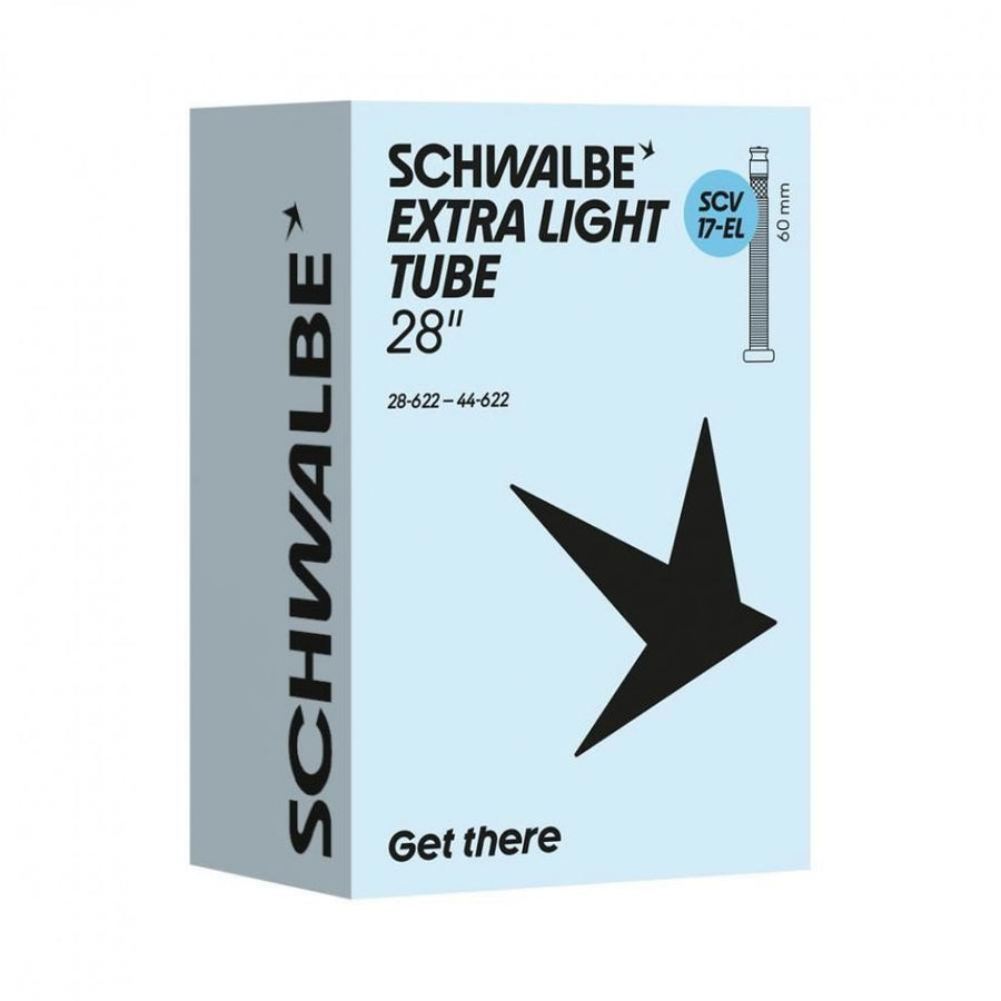 Schwalbe SCV17 Extra Light Fahrradschlauch 28/44-622 extraleicht, 60mm Ventil