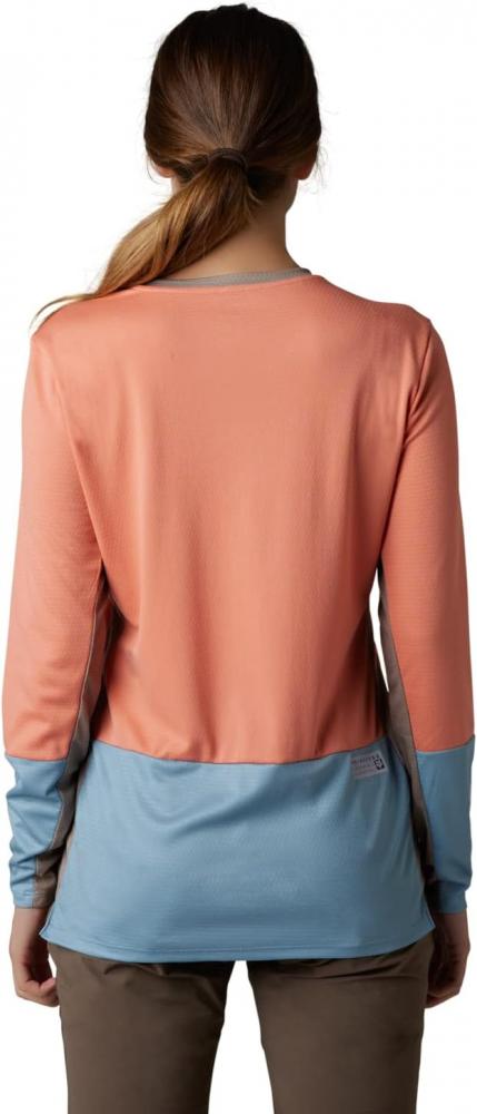 FOX Defend Damen MTB-Langarmtrikot L - Salmon mit TruDri
