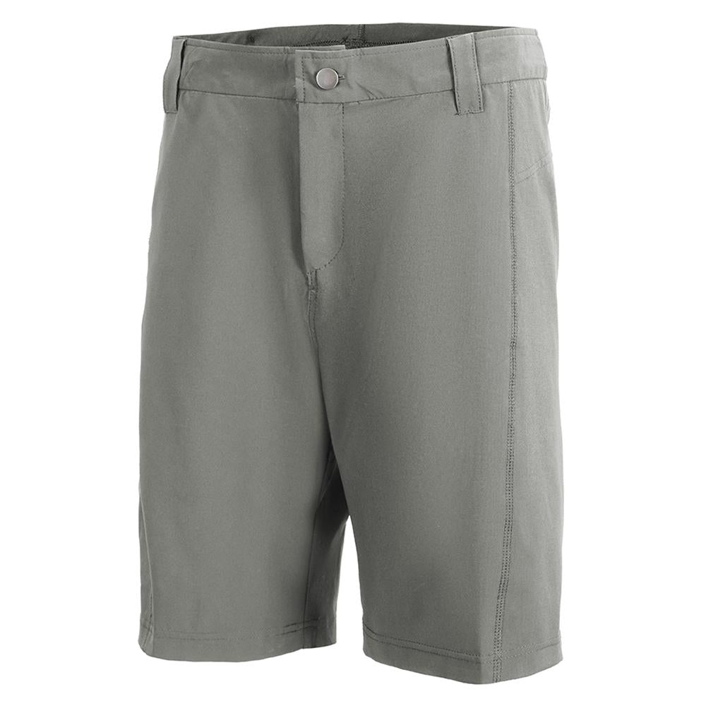 CHIBA Baggy Pants Light Damen - Radhose S hellgrau mit Sitzpolster, elastisch, leicht