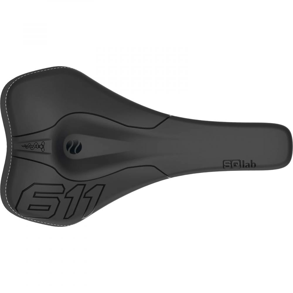 SQlab Sattel 611 ERGOWAVE® 15cm - Ergonomischer Fahrradsattel mit Stufensattel-Technologie