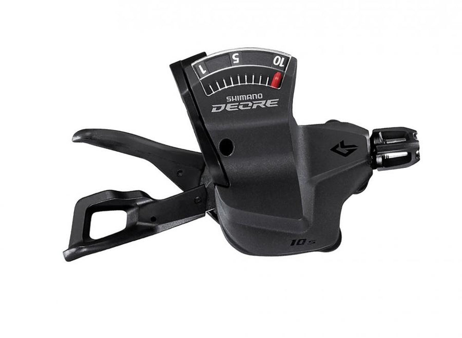 SHIMANO DEORE SL-M5130 10-fach Schalthebel für präzise MTB-Schaltungen, schwarz.