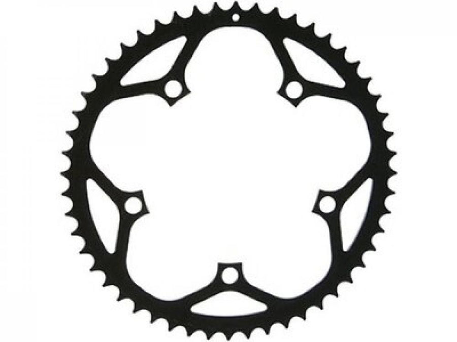 SRAM Kettenblatt Road Track 48 Zähne 130mm Lochkreis schwarz - Singlespeed Kettenblatt für Bahnrad und Fixie