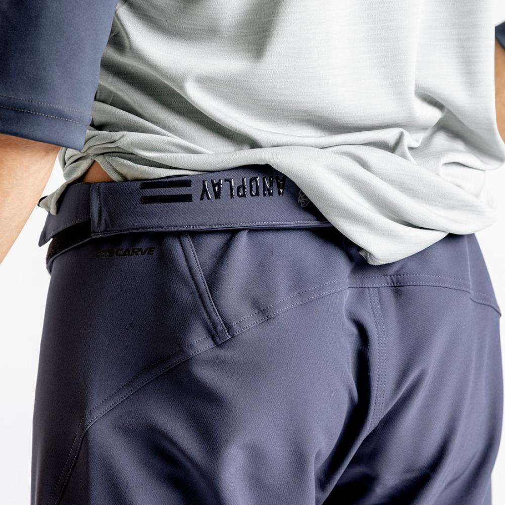 IXS Sports Division iXS Carve Pants M Marine - 2023 - atmungsaktive Bikehose mit Knieschoner-Komfort