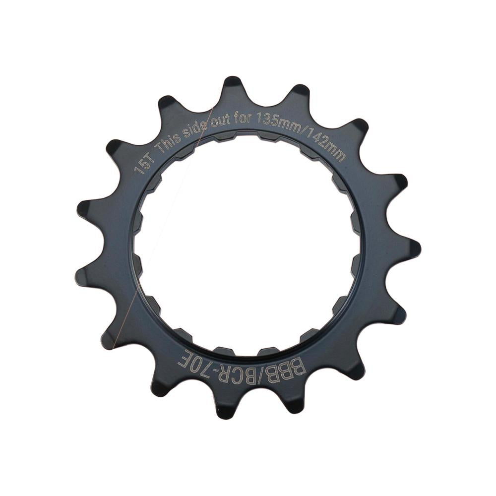 BBB Cycling BBB E-Bike Sprocket 15 Teeth 15 schwarz - robuster E-Bike Zahnkranz für präzisen Antrieb