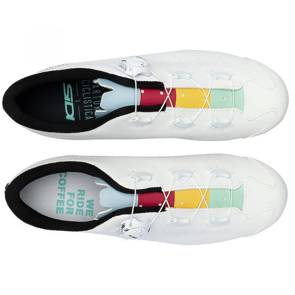 Sidi ROAD Laghee Sprinter white 42 weiß - leichter Rennradschuh mit Carbonsohle