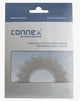 Connex Antriebsritzel 15 Zähne, für Bosch E-Bike Motoren Active/Performance Line, Stahl, 1/2\" x 2 mm, hohe Haltbarkeit, Direct Mount, silber, für 8-11-fach Ketten