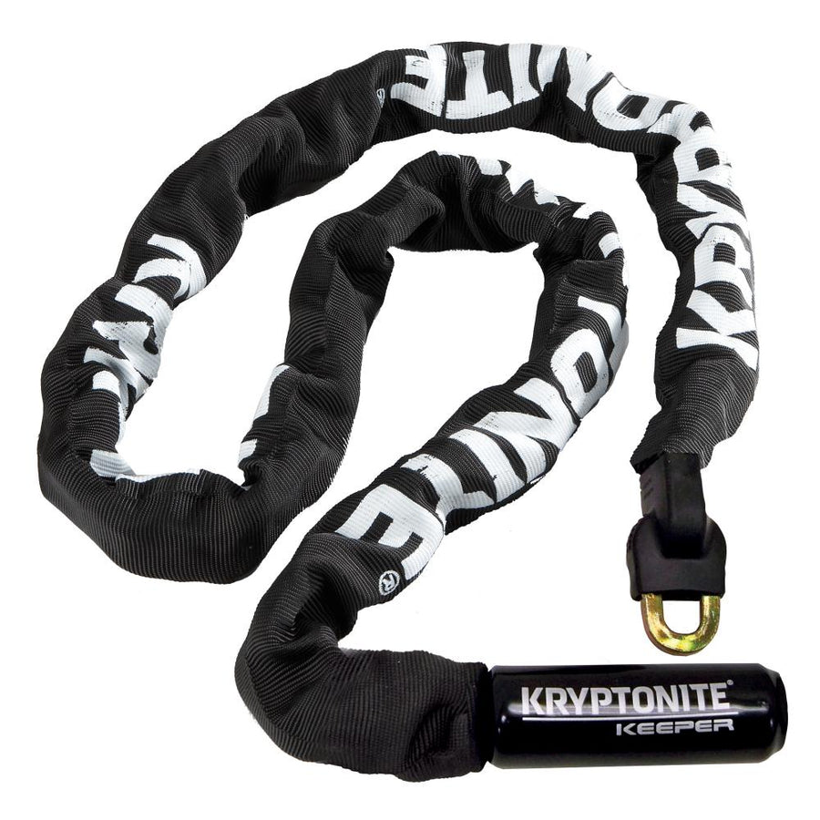 Kryptonite Keeper 712 Combo I.C. Kettenschloss 120 cm schwarz, robustes Fahrradschloss mit Zahlenkombination