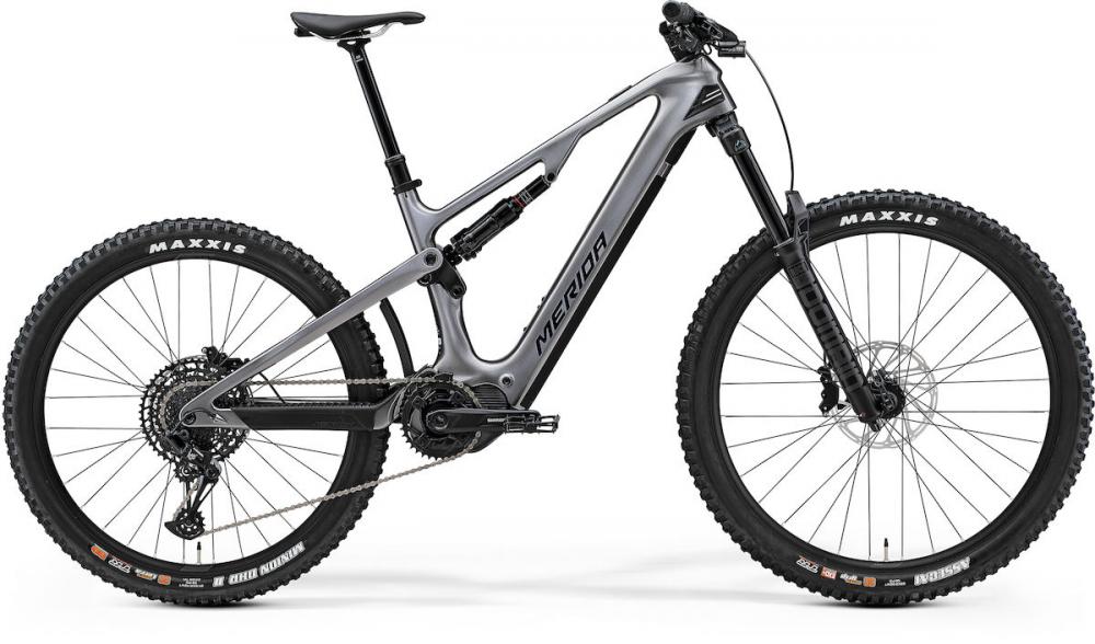 Merida eONE-SIXTY 6000 III1 gunmetal/schwarz L (45) - leistungsstarkes E-Enduro Fully