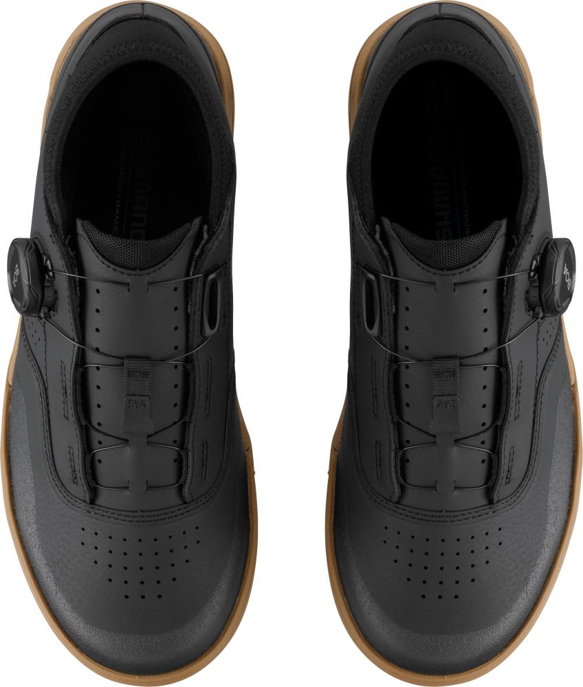 SHIMANO GF800, SCHUH, WOMEN, FLAT, BLACK/AMBER, GR. 39 Fahrradschuhe - 800,