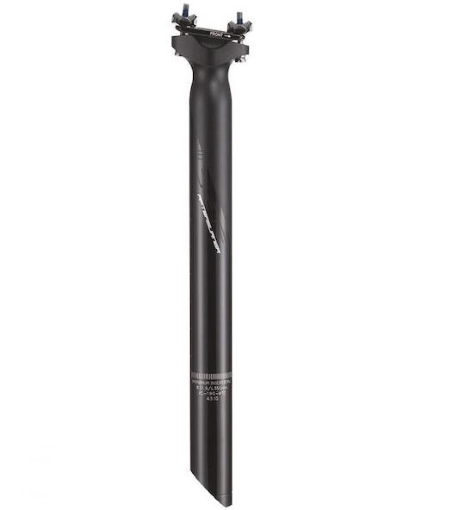 FSA Afterburner SB0 Sattelstütze Ø 27,2 x 400 mm Schwarz - 3D-geschmiedetes Aluminium