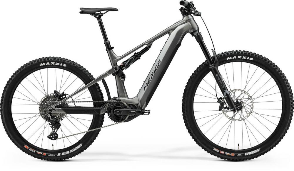 Merida eONE-SIXTY 675 IV1 gunmetal/schwarz XL (47) - kraftvolles E-MTB für anspruchsvolle Trails