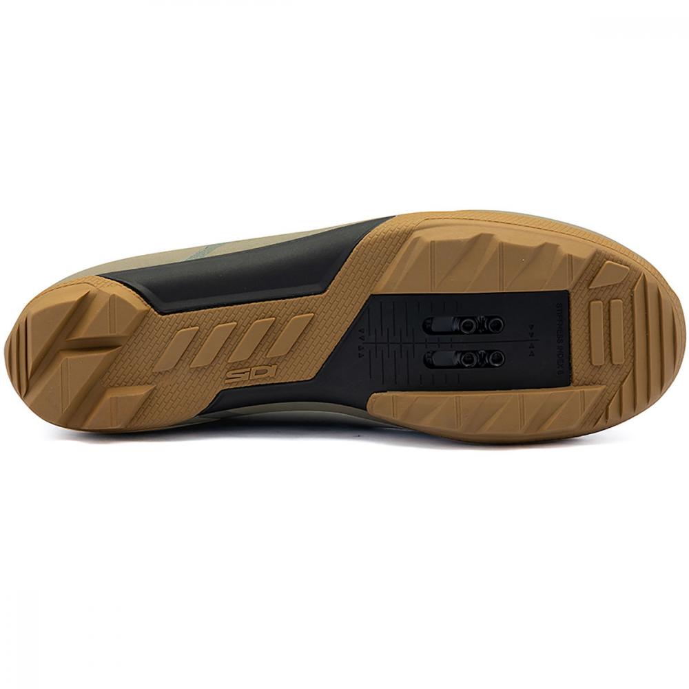 SIDI Asper Laces Gravel-Schuhe Military Gr. 45 - GR1NC-Sohle, Millenium Fit, Microtech-Obermaterial, Schnürverschluss