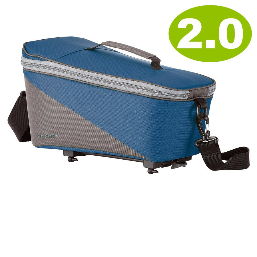 Racktime Trunkbag Talis 2.0 berry blue stone grey Größe 38x23x22cm 8l - Gepäckträgertasche