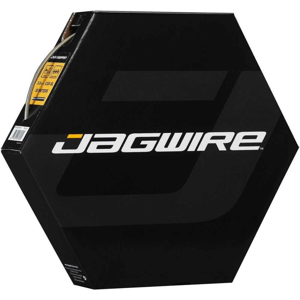 Jagwire Schaltzugaußenhülle LEX-SL Ø 4,5 mm x 30 m Titan - präzise, kompressionslose Schaltperformance