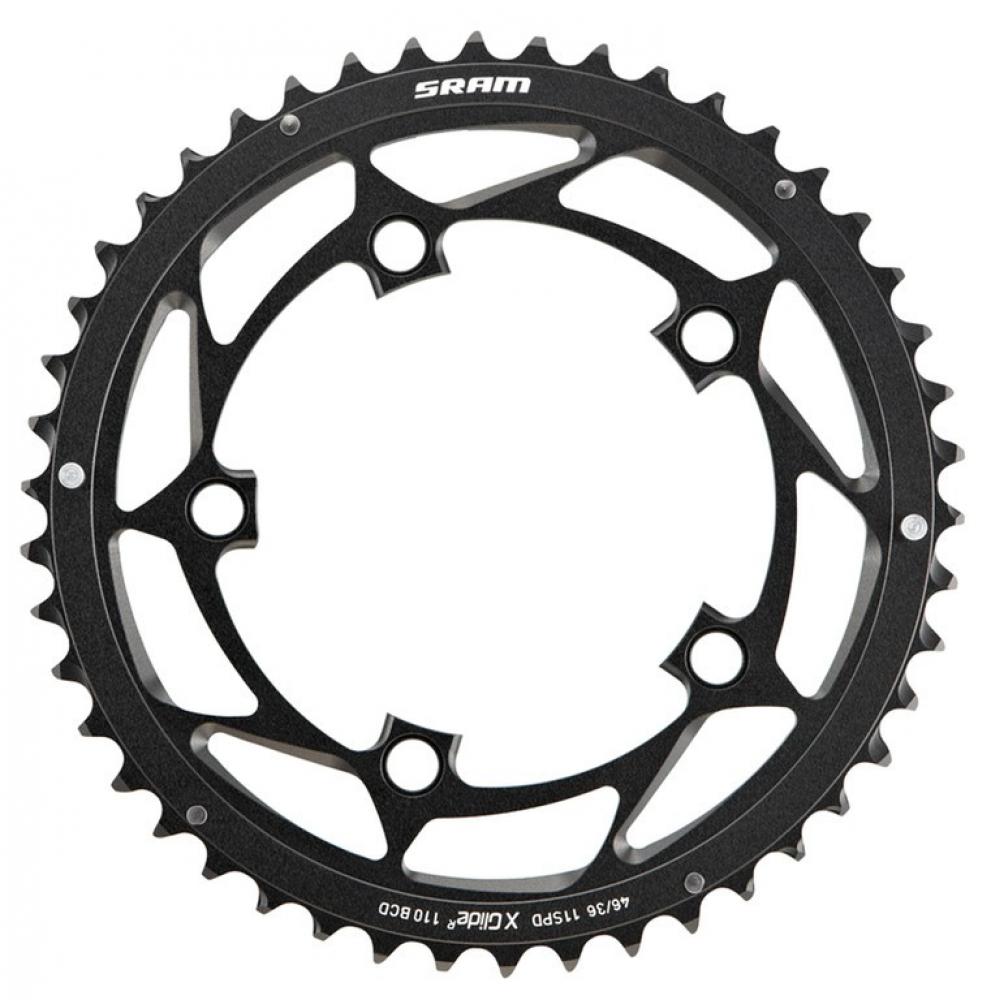SRAM Road Kettenblatt Red 34T / 10-fach / mattschwarz - 10-fach, schwarz
