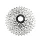 SunRace Kassette CSM66 8-fach 11-34 Zähne Nickel HG-Spline kompatibel mit Shimano SRAM MTB Trekking E-Bike schwarz-silber