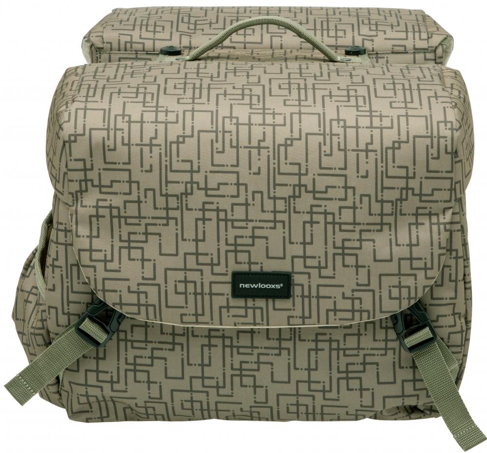 New Looxs Doppelpacktasche Mondi Joy Double MIK 2x17,5L Black - viel Stauraum für Alltag & Tour