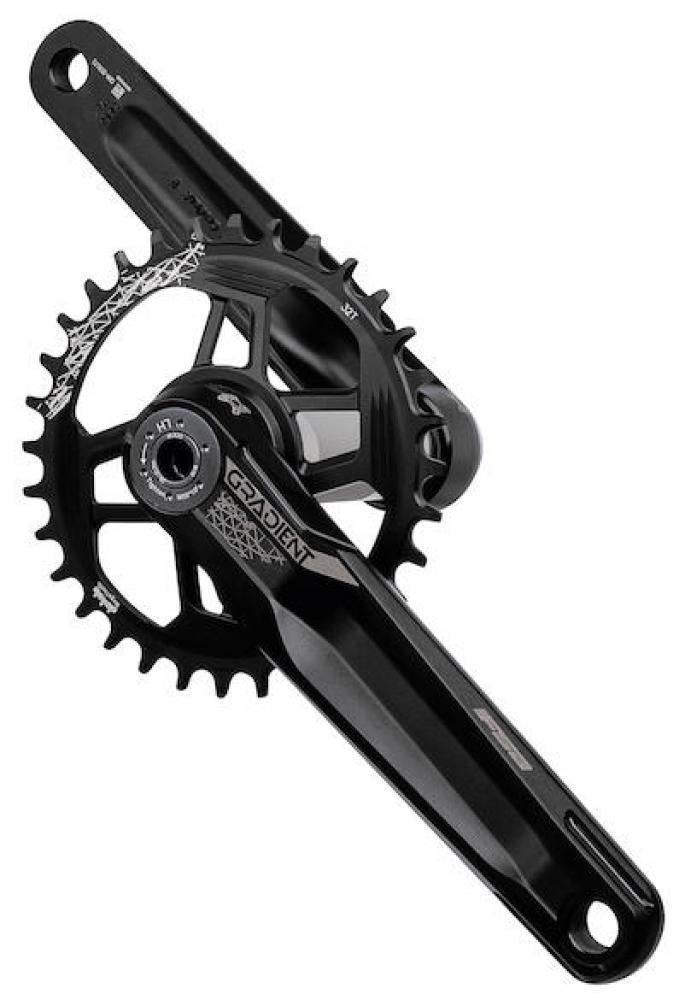 FSA Kurbelgarnitur Gradient Modular Direct Mount 170 mm Schwarz - robuste Trail- und Enduro-Lösung