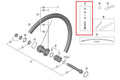 SHIMANO Ventil WH-R9170-C40-TL-F12 VR - Tubeless-Ventil für Rennrad-Laufräder