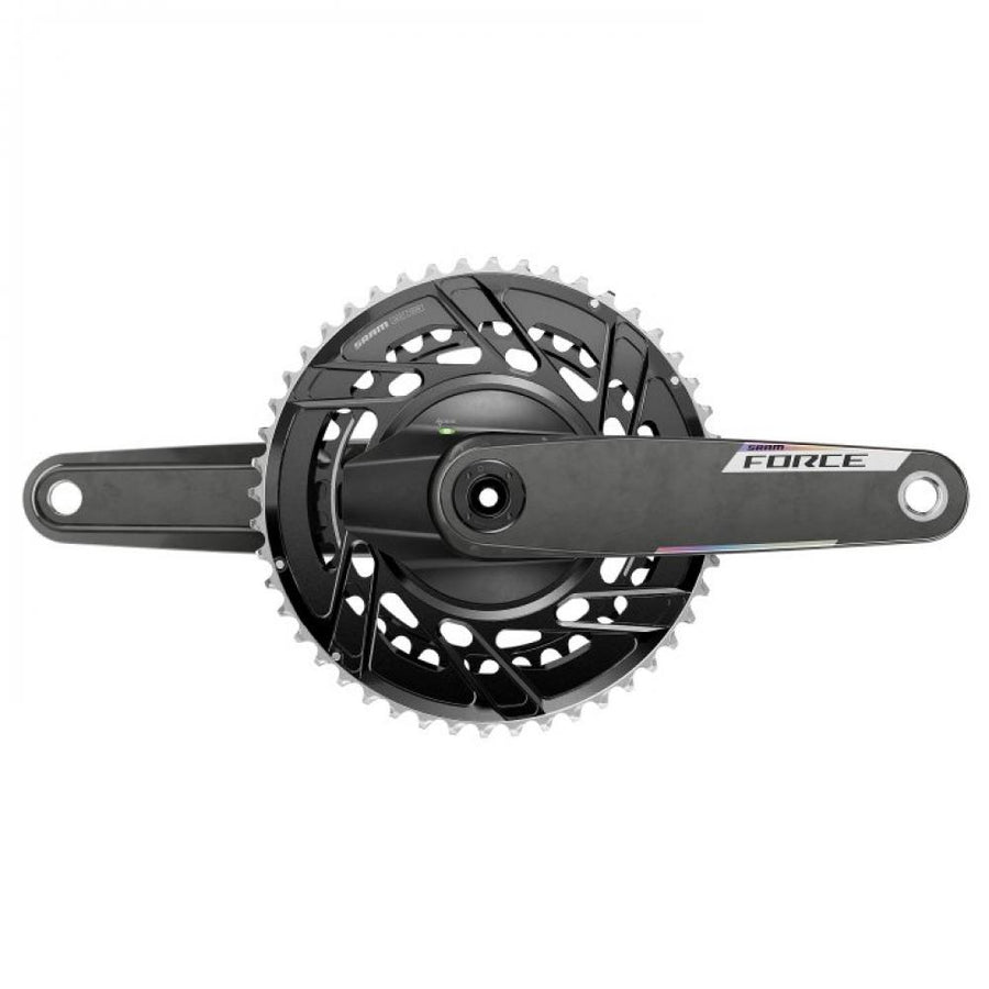 SRAM Kurbelgarnitur Kurbelgarnitur Quarq Force E1 160 mm 48-35T - Präziser Powermeter für maximale Performance