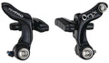 Tektro Oryx 992AG Cantileverbremse, geschmiedetes Aluminium, schwarz, für Cyclocross, passend für Felgenbreite 23-37 mm, lineares Federdesign